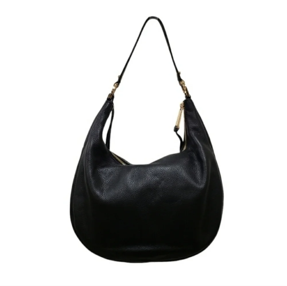 Michael Kors Zip Top Leather Shoulder Bag